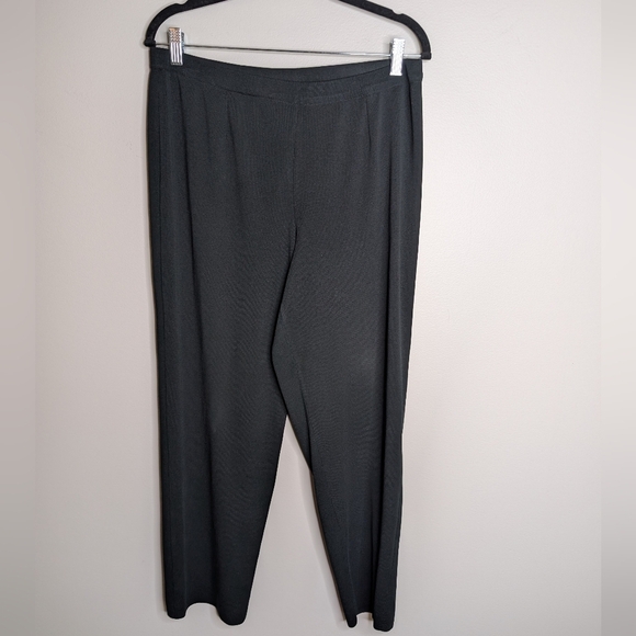 Ming Wang Black Knit Pants sz PL - Picture 1 of 6
